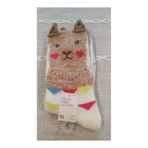 So Novelty Cat Crew Socks 9-11 🐱